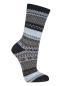 Preview: 2 Paar TippTexx 24 Hygge-Socken mit Wolle, knallige Farben